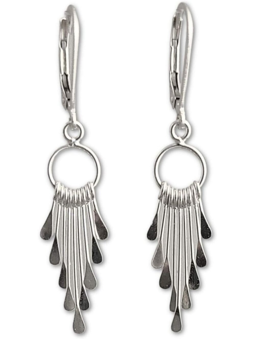 Boho Sterling Silver Fringe Tassel Earrings for Women & Girls - Southwestern